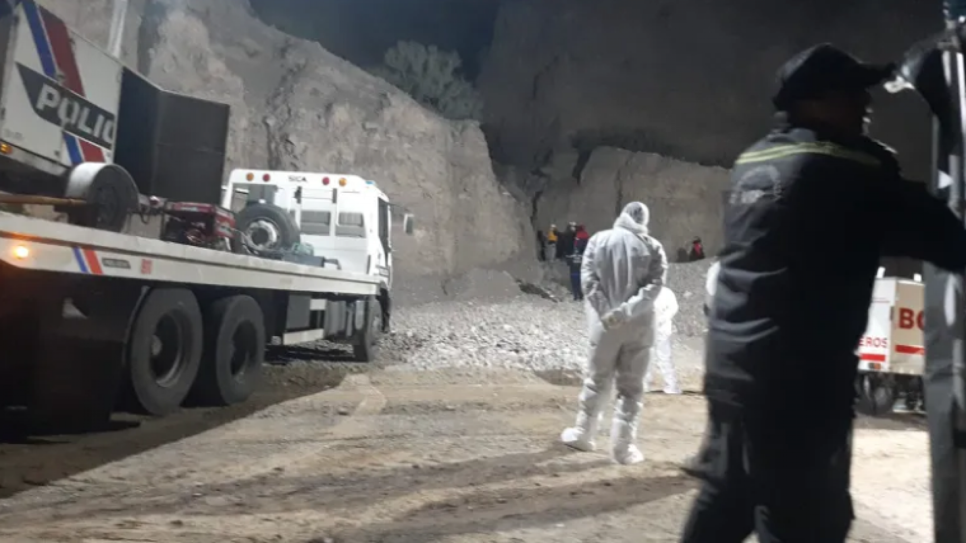 Finalizaron el rescate de Julia y trasladaron sus restos a la Morgue en San Juan